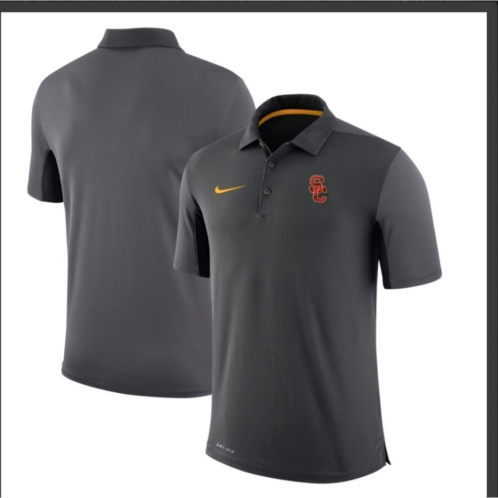 Nike USC Trojans Polo Shirt Sz Sm